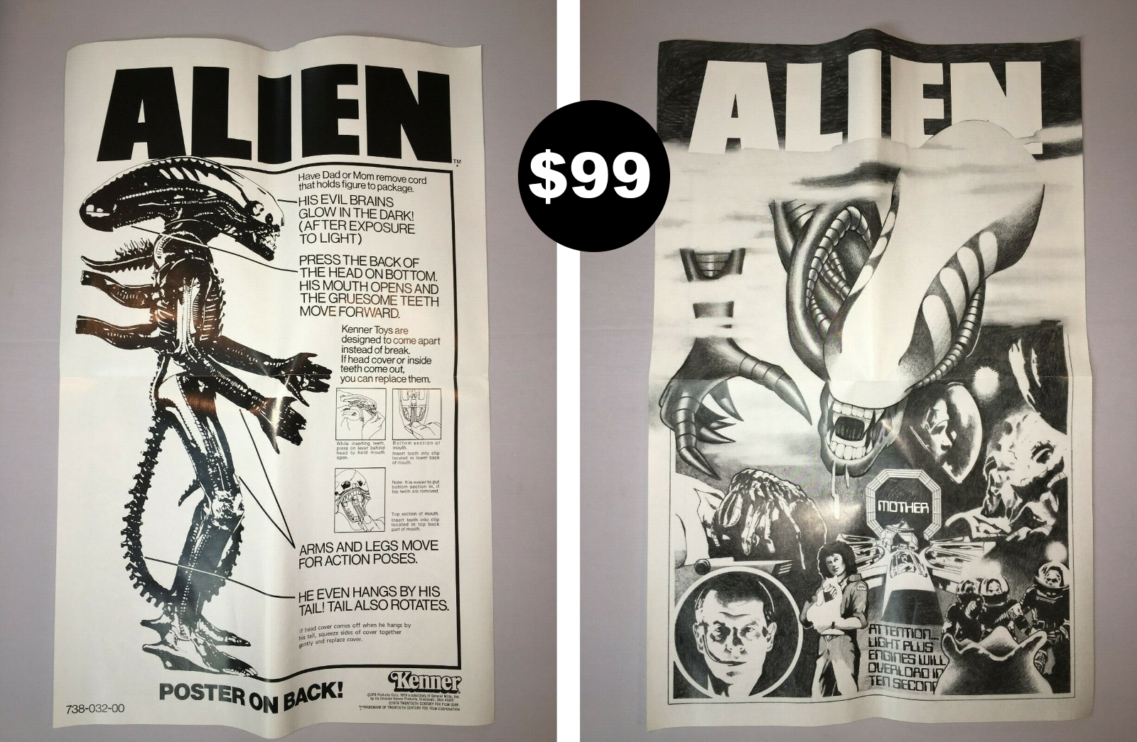 1979 kenner alien for sale